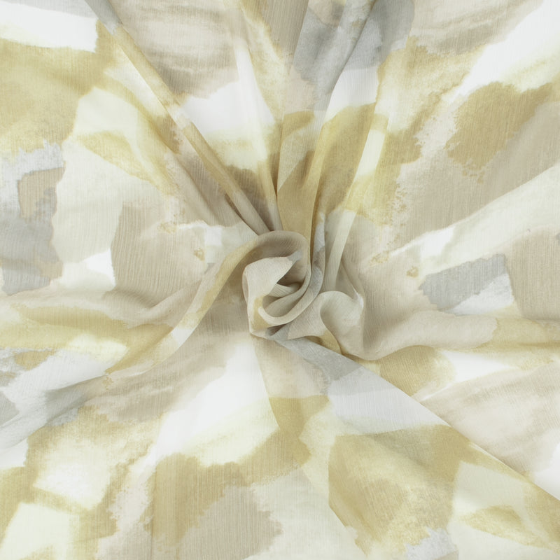 Printed Chiffon Yoryu - NAOMI - 013 - Beige