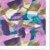 Printed Chiffon Yoryu - NAOMI - 014 - Purple