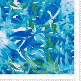 Printed Chiffon Yoryu - NAOMI - 016 - Turquoise