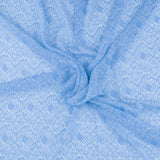 Chiffon Yoryu Imprimé - NAOMI - 018 - Bleu Pâle