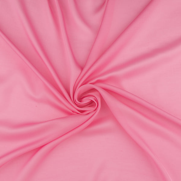 Solid Faux Silk - BRIANA - 006 - Pink