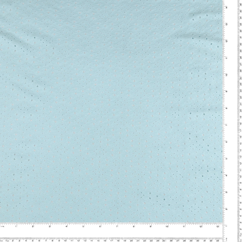 Tricot Broderie Anglaise - KHLOE - 004 - Bleu