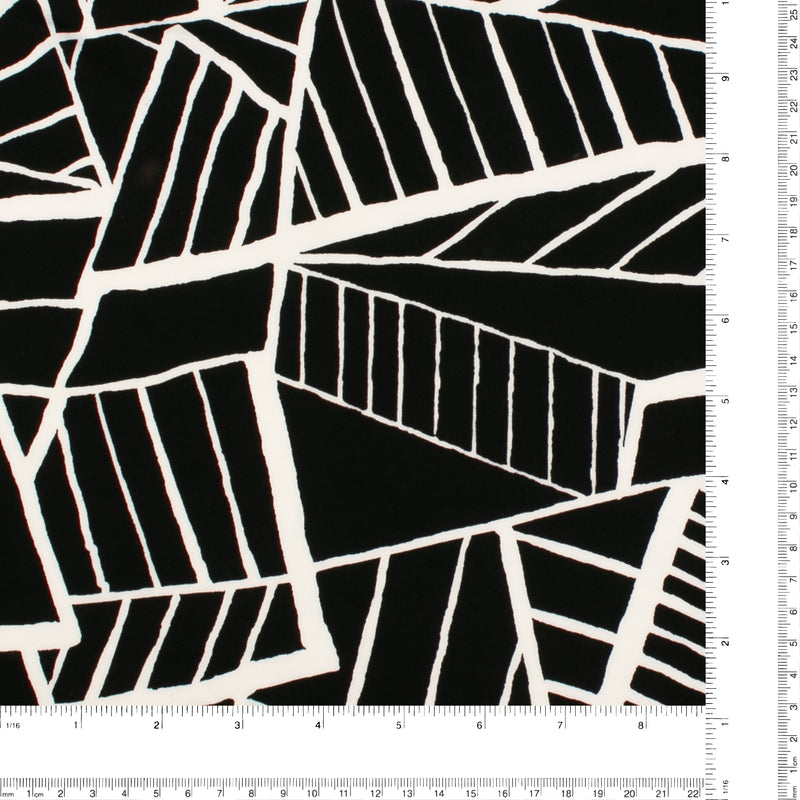 Printed Knit - BOLD - 003 - Black