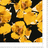Printed Knit - BOLD - 006 - Black & Yellow