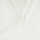 Crinkled Organza - FIONA - 004 - White