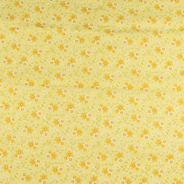 Printed Cotton - NATURE'S AFFAIR - 002 - Yellow