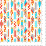 Printed Cotton - SURF'S UP - 001 - Multi