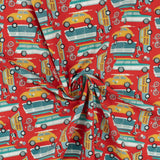 Printed Cotton - SURF'S UP - 003 - Red