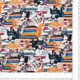 Printed Cotton - QUILTED KITTIES - 002 - Multi