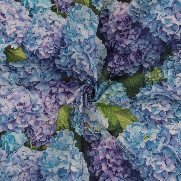 Digital Printed Cotton - FLOWER FIELDS - 005 - Blue