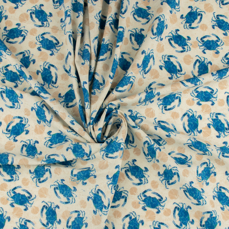 Printed Cotton - M'OCEAN - 005 - Natural