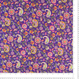 Printed Cotton - PETRA - 005 - Purple