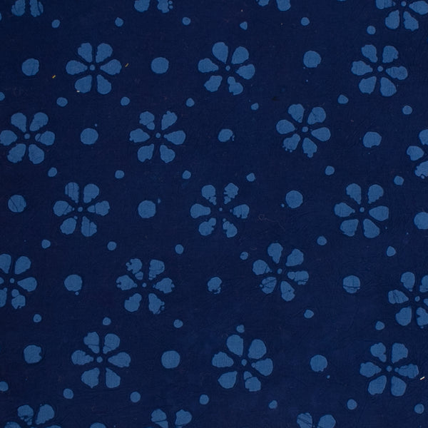 Coton Batik - MAGNOLIA - 001 - Bleu