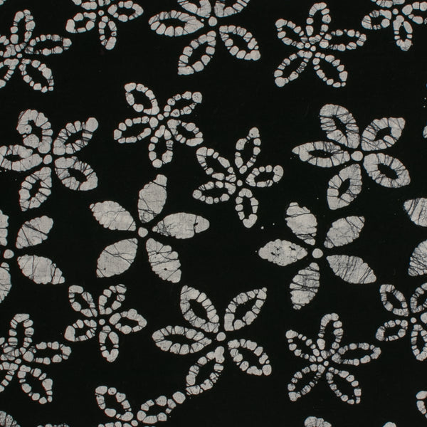 Cotton Batik - MAGNOLIA - 011 - Black