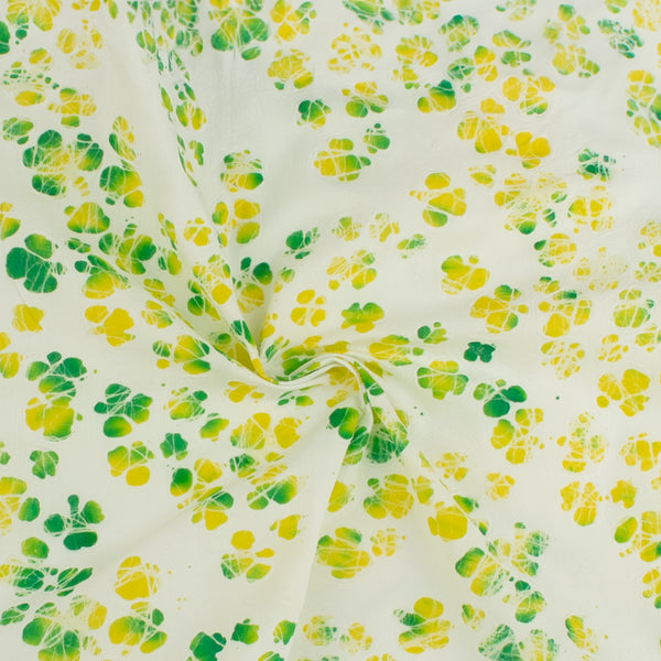 Cotton Batik - MAGNOLIA - 017 - Yellow & Green