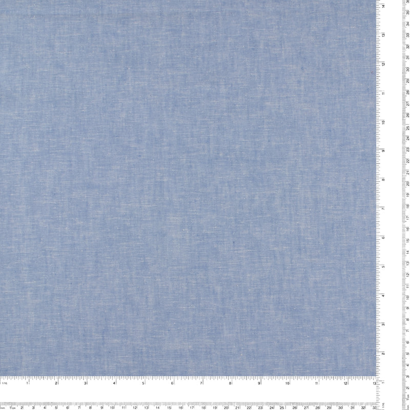 Linen Cotton - SANTORINI - Light Blue