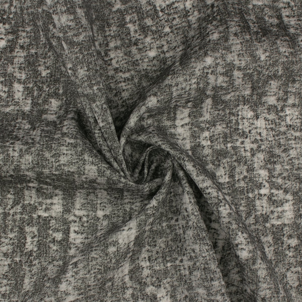 Printed Cotton Linen - AMALIA - Black
