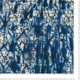 Digital Printed Linen Look - SALMA - Blue