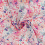 Digital Printed Tencel & Linen - FLORALIA - 001 - Pink