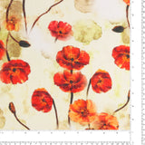 Digital Printed Tencel & Linen - FLORALIA - 003 - Red