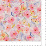 Digital Printed Tencel & Linen - FLORALIA - 004 - Pink