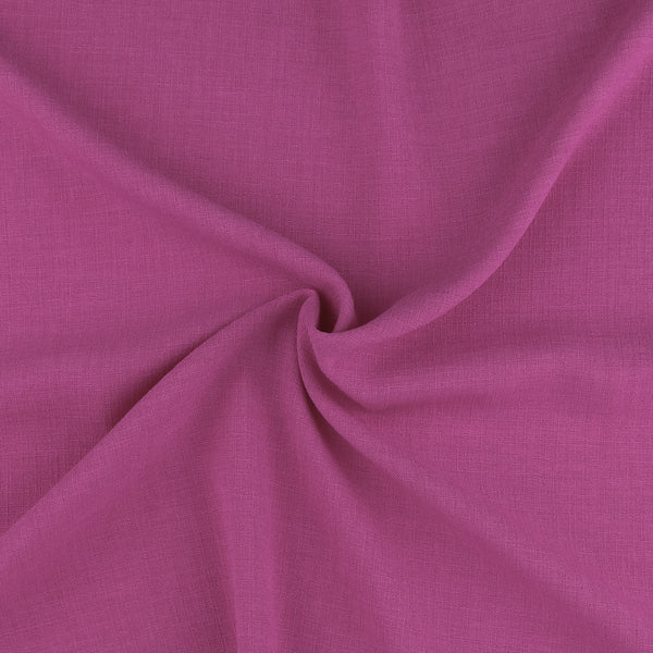 Solid Linen Look - CAROL - 001 - Pink