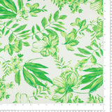 Printed Rayon & Linen - TOBAGO - 012 - Green