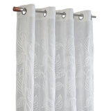 Grommet curtain panel - Renata - White