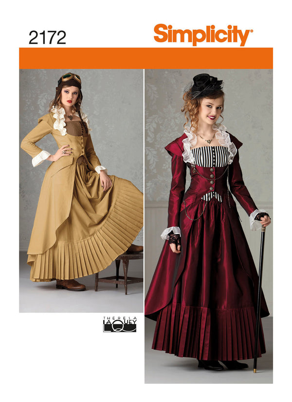 Simplicity S2172 Misses' Steampunk Costume