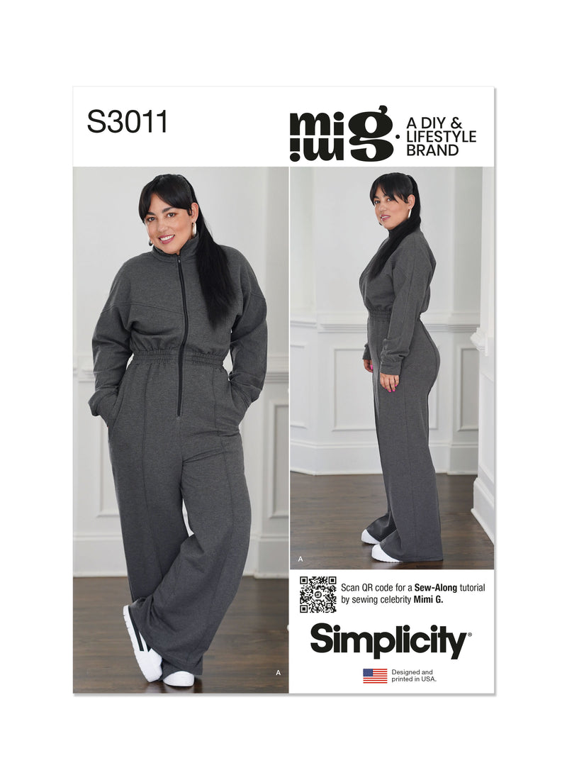 Simplicity S3011 - MISSES' AND WOMEN'S JUMPSUIT