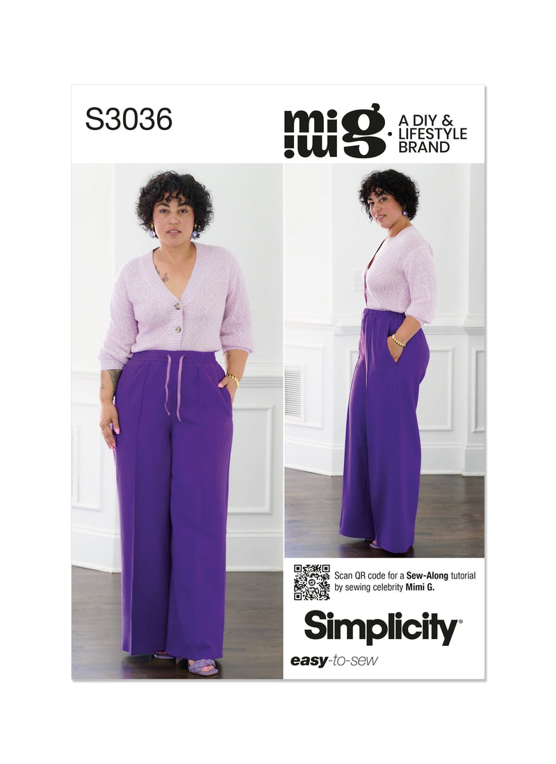 Simplicity S3036 - MISSES' PANTS