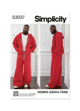 Simplicity S3037 - MEN'S SWEATSHIRT AND SWEATPANTS