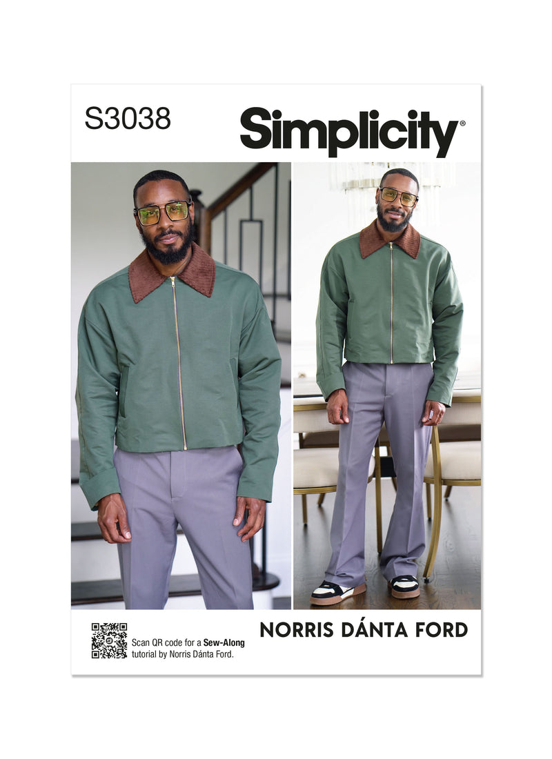 Simplicity S3038 - MEN'S JACKET