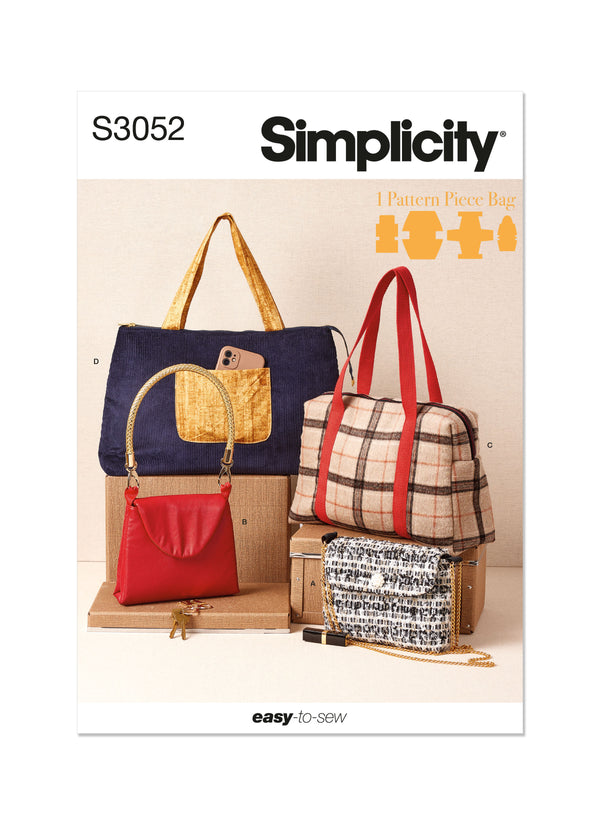 Simplicity S3052 - BAGS