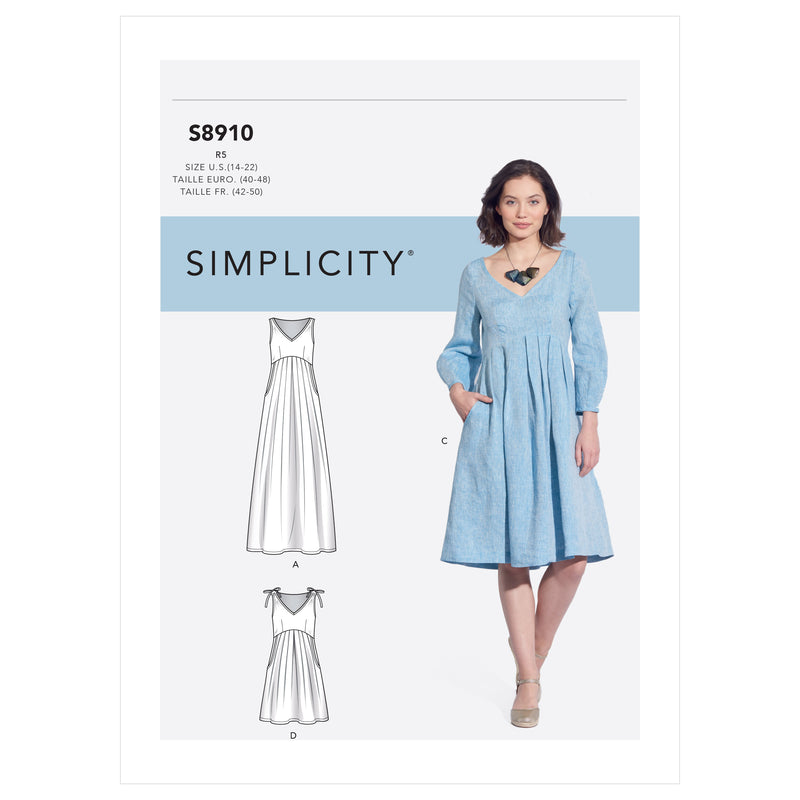 Simplicity - S8910 MISSES DRESS