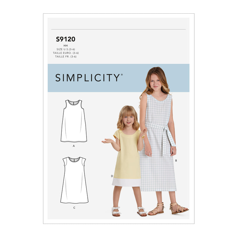 Simplicity S9120 Robes pour Enfants et Filles