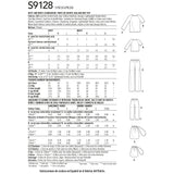 Simplicity S9128 Men's & Boys Sleepwear  (S-M-L / S-M-L-XL)