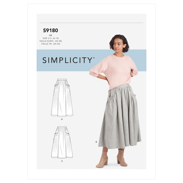 Simplicity S9180 Jupes pour Dames