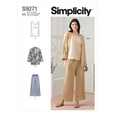 Simplicity S9271 Veste, Haut et Pantalon pour Dames