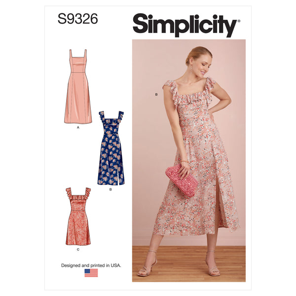 Simplicity S9326 Misses' Dresses