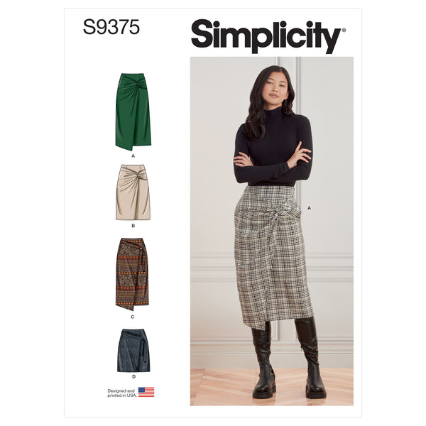 Simplicity S9375 Misses' Skirts