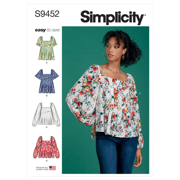 Simplicity S9452 Hauts pour Dames