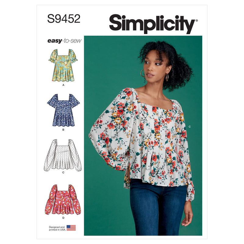 Simplicity S9452 Hauts pour Dames