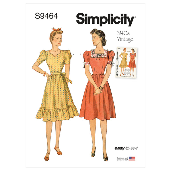 Simplicity S9464 Misses' Dress