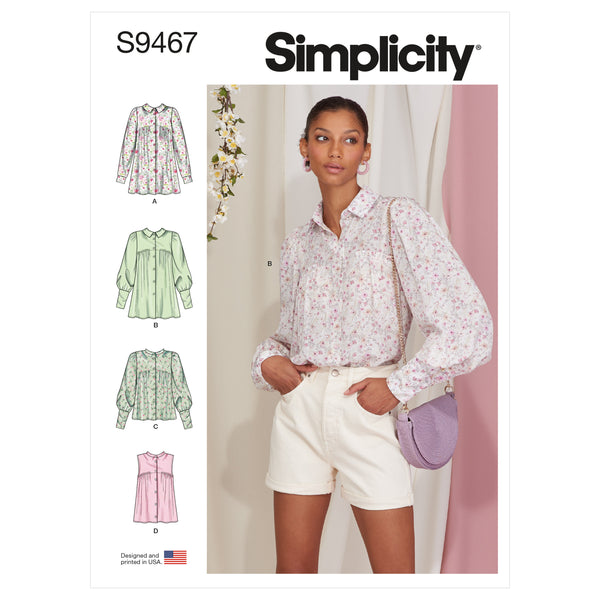 Simplicity S9467 Misses' Tops