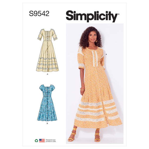 Simplicity S9542 Misses' Dresses