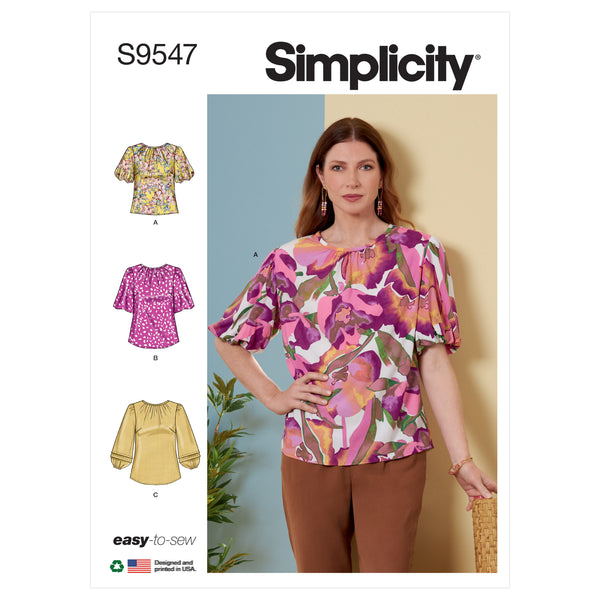 Simplicity S9547 Misses' Top and Tunic