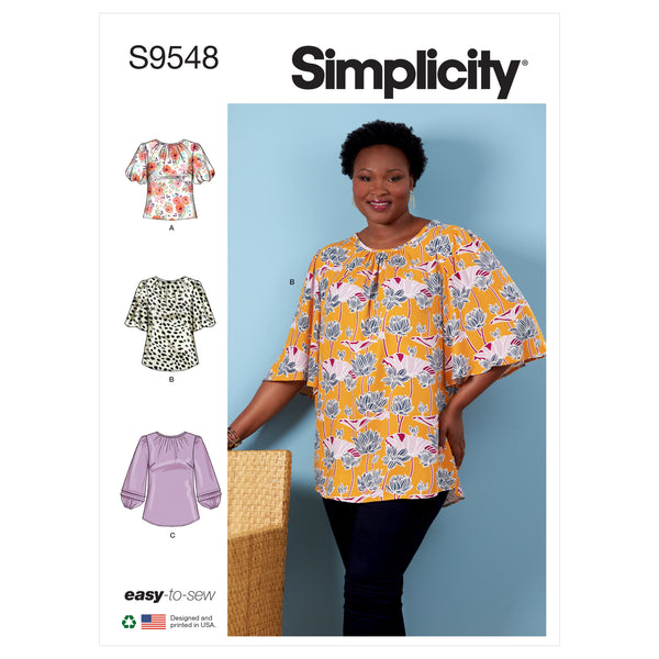 Simplicity S9548 Haut et Tunique pour Femmes