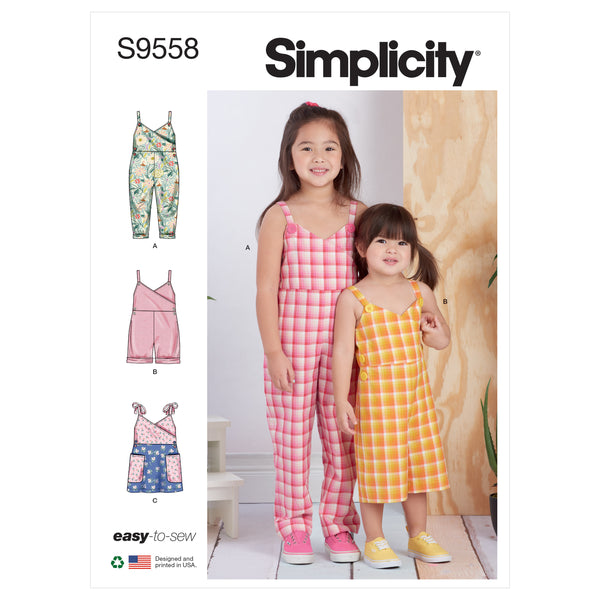 Simplicity S9558 Jumpsuit, Romper and Jumper