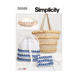 Simplicity S9589 Fabric Chain and Embellished Accessories